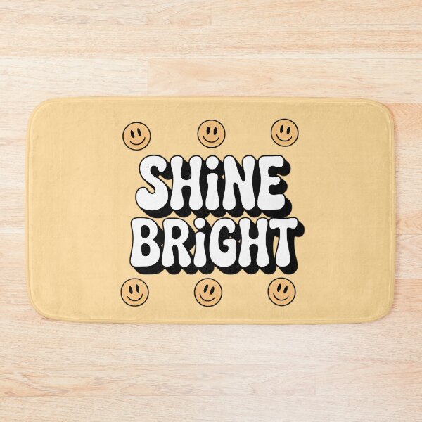 Item preview, Shine Bright Retro Happy Face Smiley Positive Vibe Design designed and sold by NewAspect.