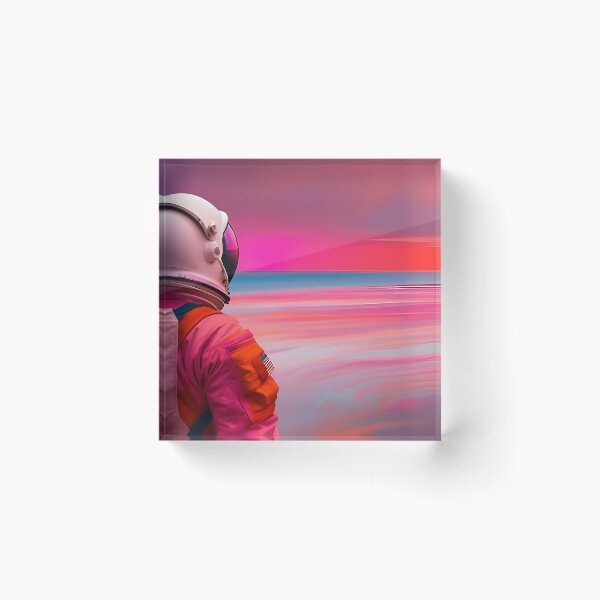 Item preview, The astronaut facing the sea designed and sold by ICONICASTUDIO.