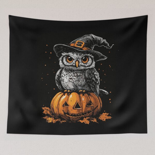 Item preview, Funny Halloween Owl designed and sold by drizzd.