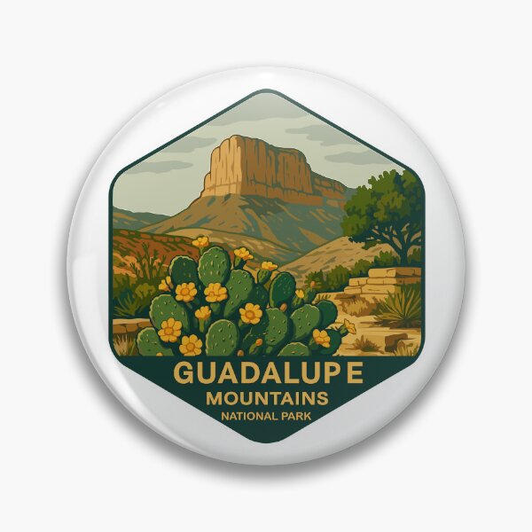 Item preview, Guadalupe Mountains National Park Retro Sticker designed and sold by Ismeal Von.