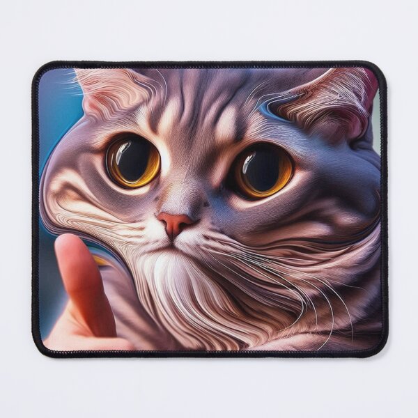 Item preview, Weird Cat Meme Surrealism – Distorted Text Bubble Art designed and sold by ashokreddy343.