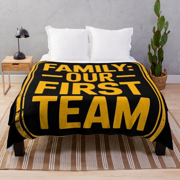 Item preview, Family Our First Team Matching Typography designed and sold by Haji Kamora.