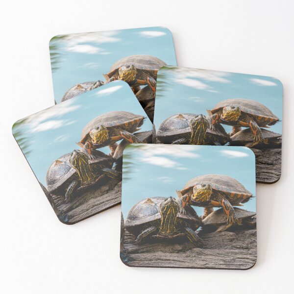 Item preview, Turtles basking on a log Sao Paulo  designed and sold by Sonny Vermeer.