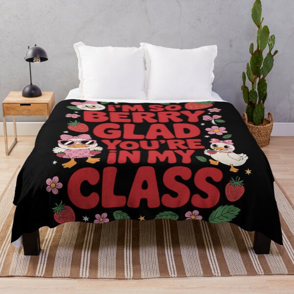 Item preview, Funny I'm So Berry Glad You're In My Class Strawberry designed and sold by BakeryDozen.