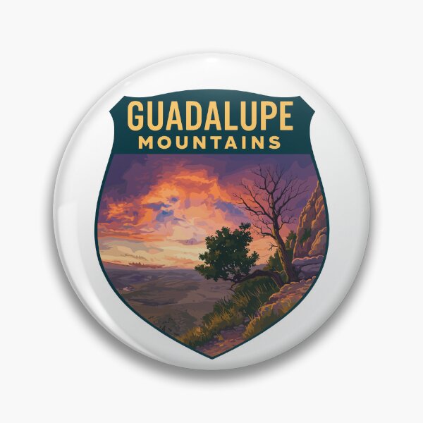 Item preview, Guadalupe Mountains National Park Retro Sticker designed and sold by Ismeal Von.