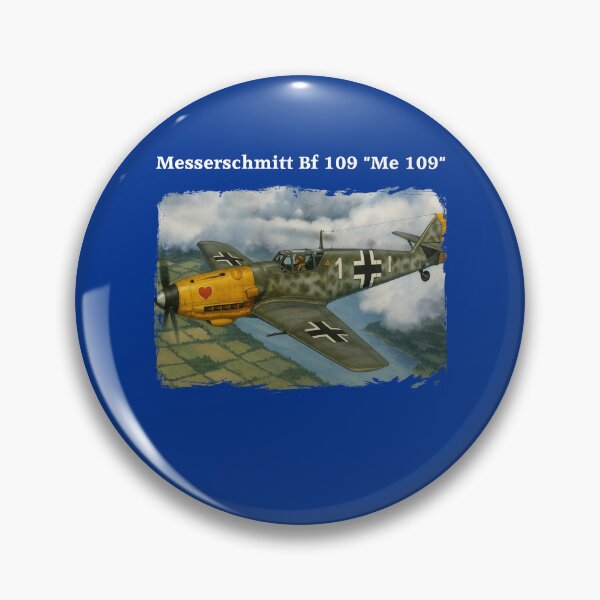 Item preview, WW2 German Aircraft Messerschmitt Bf 109 Fighter WWII Plane Aviation designed and sold by Blok45.