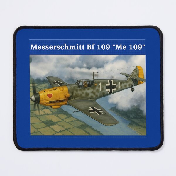 Item preview, WW2 German Aircraft Messerschmitt Bf 109 Fighter WWII Plane Aviation designed and sold by Blok45.