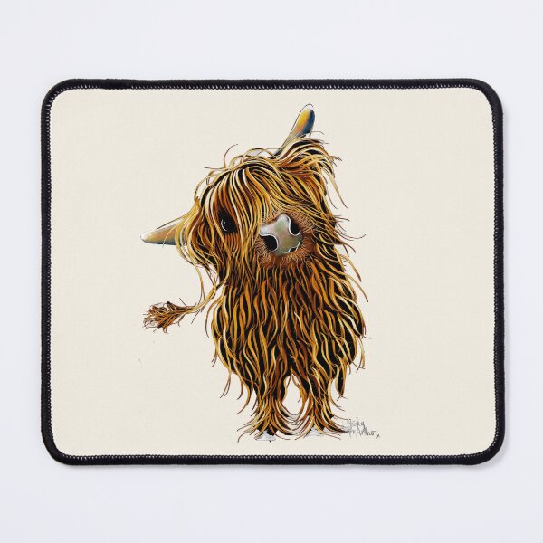 Item preview, HiGHLaND CoW PRiNT SCoTTiSH ' CoooWeee ' BY SHiRLeY MacARTHuR designed and sold by Shirley MacArthur Art.