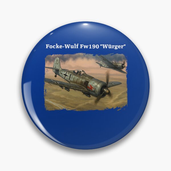 Item preview, WW2 German Aircraft Focke Wulf Fw 190 Fighter WWII Plane Aviation designed and sold by Blok45.