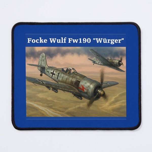 Item preview, WW2 German Aircraft Focke Wulf Fw 190 Fighter WWII Plane Aviation designed and sold by Blok45.