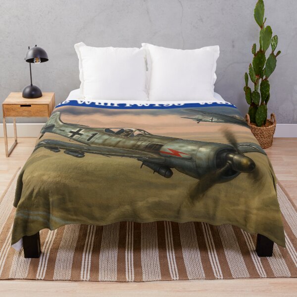 Item preview, WW2 German Aircraft Focke Wulf Fw 190 Fighter WWII Plane Aviation designed and sold by Blok45.