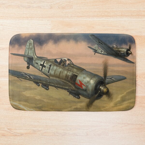 Item preview, WW2 German Aircraft Focke Wulf Fw 190 Fighter WWII Plane Aviation designed and sold by Blok45.