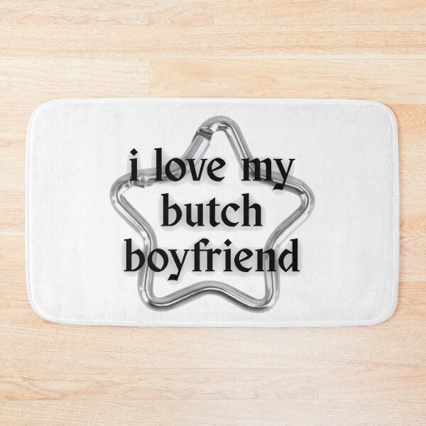 Item preview, I Love My Butch Boyfriend Carabiner designed and sold by ptrcj.