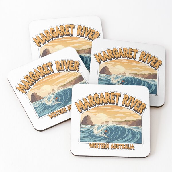 Item preview, Margaret River Pro: A Vibrant 1970s Retro Surf Poster designed and sold by Digital Dreams Arts.