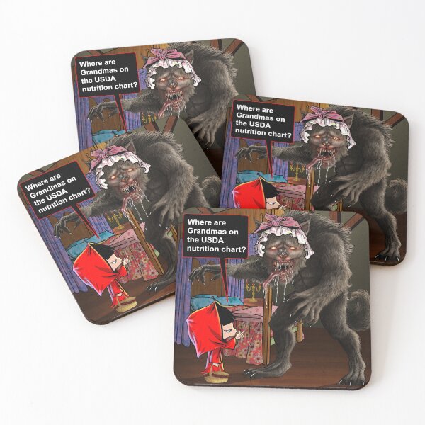 Item preview, Little Red Riding Hood's Nutritional Concerns designed and sold by 3-Beans-Art.