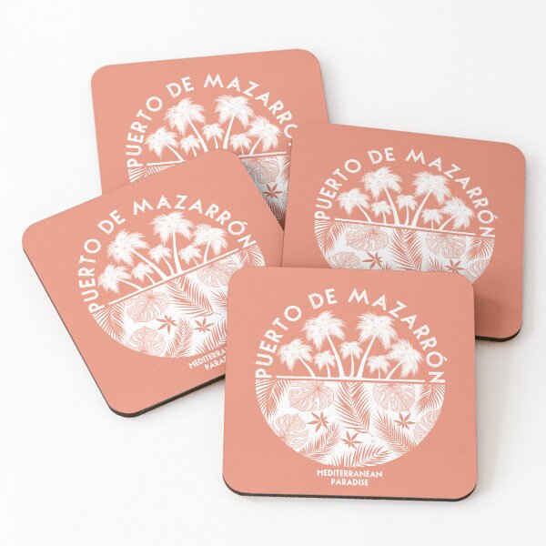 Item preview, Palm Trees and Leaves Emblem - Vintage White designed and sold by mzrn-souvenirs.