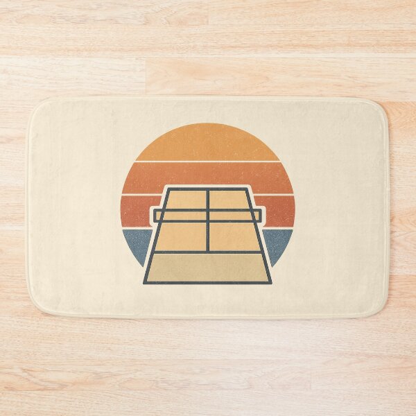 Item preview, Retro Pickleball Court – Vintage Sunset Design designed and sold by Bratak.
