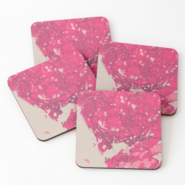 Item preview, Shenzhen City Map of Guangdong, China - Blossom designed and sold by deMAP.