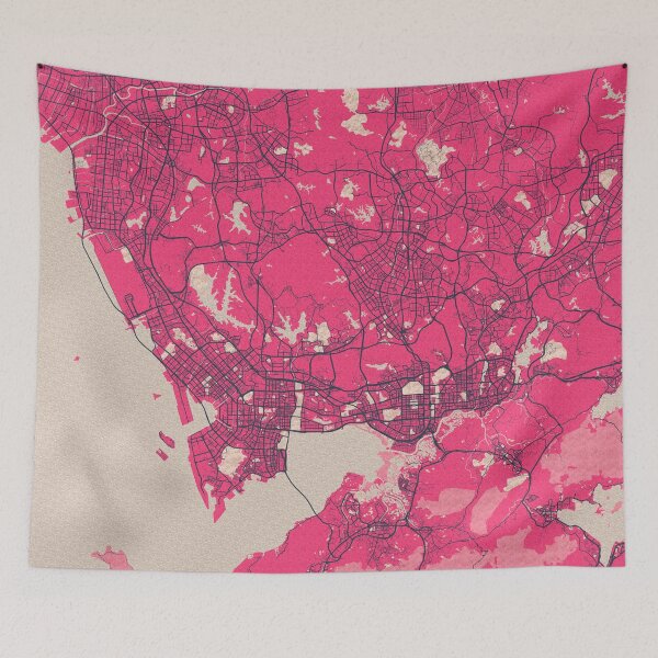 Item preview, Shenzhen City Map of Guangdong, China - Blossom designed and sold by deMAP.