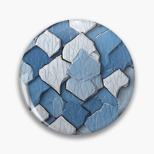 Item preview, Cracked Paint Abstract: Blue Weathered Surface designed and sold by Virtuals1.