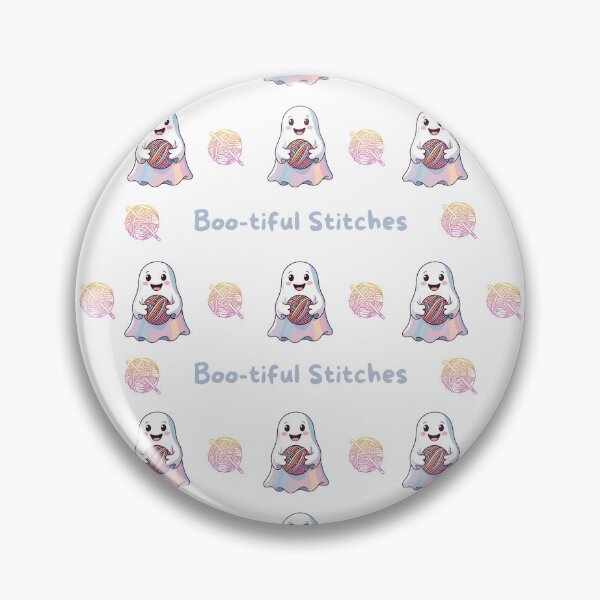 Artikelvorschau, Boo-tiful Stitches | Süßes Geistergarn-Halloween-Muster entworfen und verkauft von Grind-Stitch.