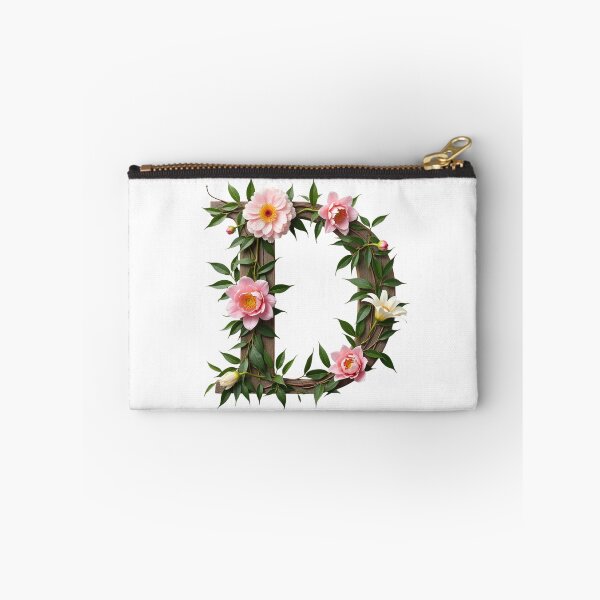 Item preview, Floral Monogram Letter D designed and sold by rustyroofco.