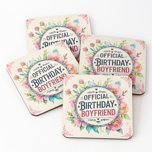 Item preview, Birthday Boyfriend Official Vintage Floral Romantic Gift designed and sold by SynizesisShop.