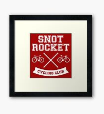 Snot Rocket Cycling Club Framed Print