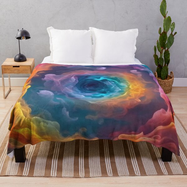 Item preview, Multicolored Rainbow Cloud Smoke Spiral Blackhole designed and sold by Digital-Davinci.