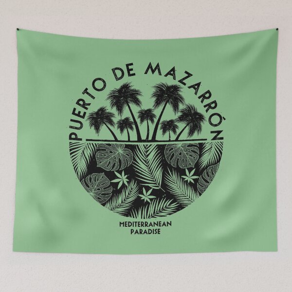Item preview, Palm Trees and Leaves Emblem - Vintage Black  designed and sold by mzrn-souvenirs.