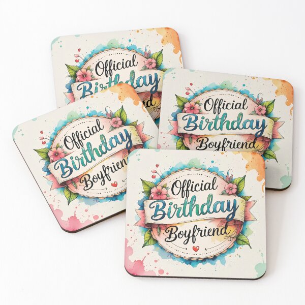 Item preview, Birthday Boyfriend Official Vintage Floral Romantic Gift designed and sold by SynizesisShop.