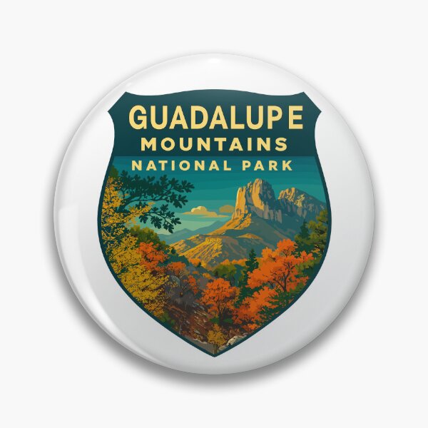 Item preview, Guadalupe Mountains National Park Retro Sticker designed and sold by Ismeal Von.