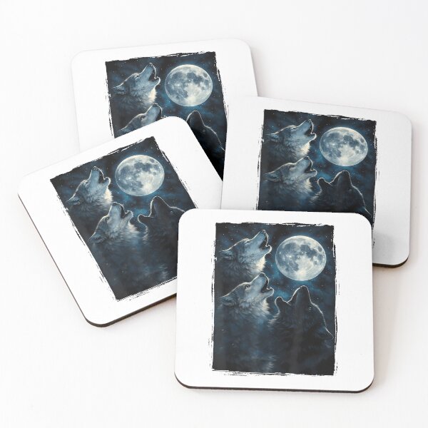 Item preview, Wolf Howling At The Moon T-Shirt Wildlife Wolves Lovers Men T-Shirt designed and sold by CcConsultingS.