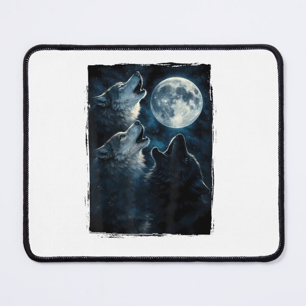Item preview, Wolf Howling At The Moon T-Shirt Wildlife Wolves Lovers Men T-Shirt designed and sold by CcConsultingS.