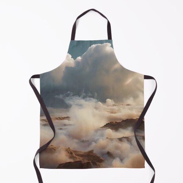 Item preview, Landscape Photo Mist Clouds Mountain Rocks designed and sold by Digital-Davinci.
