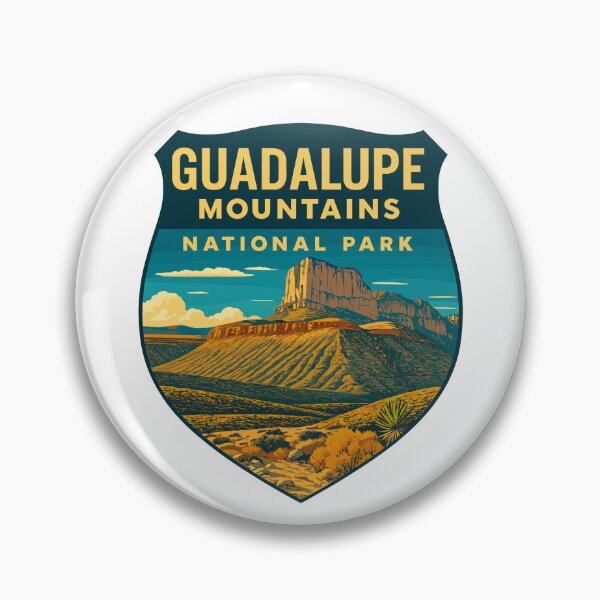 Item preview, Guadalupe Mountains National Park Retro Sticker designed and sold by Ismeal Von.