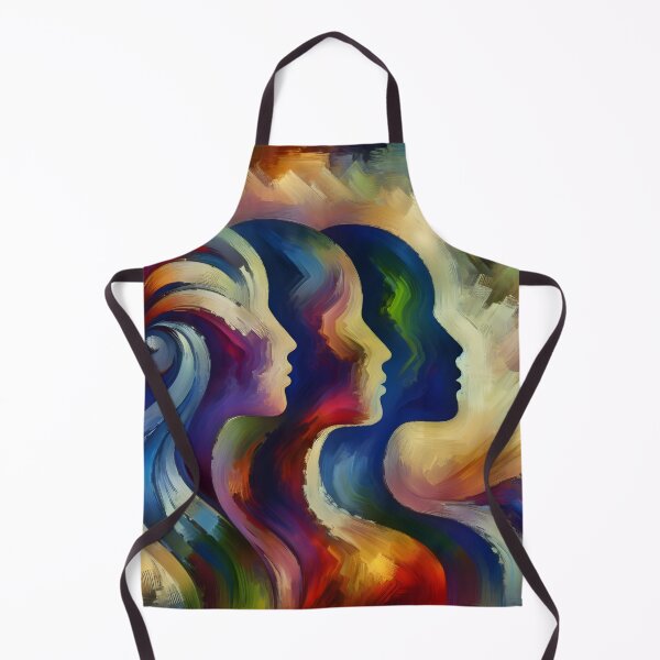 Item preview, Abstract Colorful Artistic Profiles  designed and sold by LCPcreations.