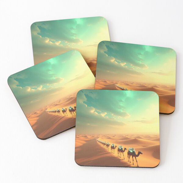 Item preview, Endless Caravan Under the Emerald Sky designed and sold by oanaunciuleanu.
