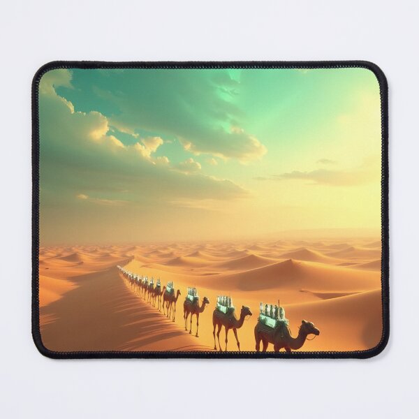 Item preview, Endless Caravan Under the Emerald Sky designed and sold by oanaunciuleanu.