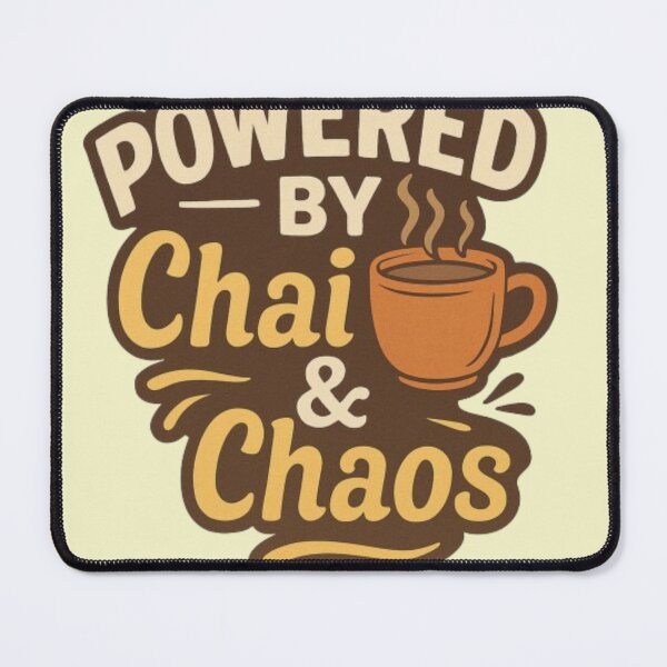 Item preview, Powered by Chai & Chaos – Funny Quote Design for T-Shirts, Mugs & More designed and sold by GrafteesGlow.