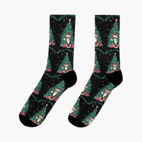 Item preview, Merry Catmass Cute Chrismass Cat design designed and sold by Rusifero.