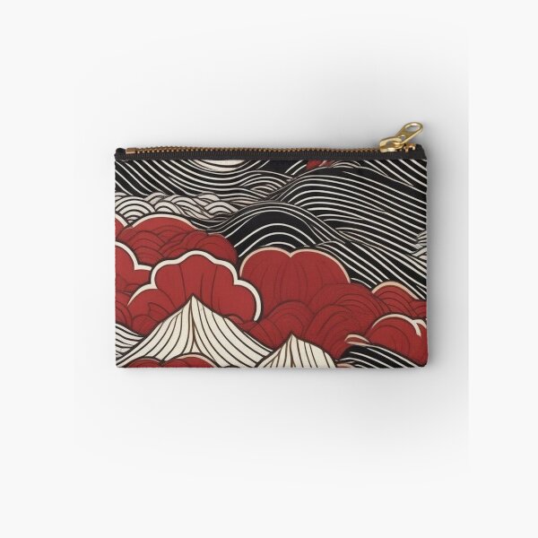 Item preview, Traditional Japanese Textile – Seigaiha Waves and Blossoms designed and sold by Vandy Fullam.