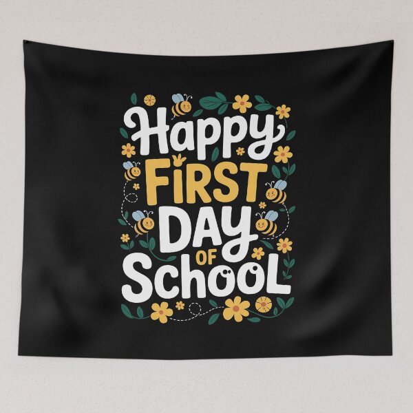 Item preview, Happy First Day Bees Teachers Students Back to School Funny designed and sold by BakeryDozen.