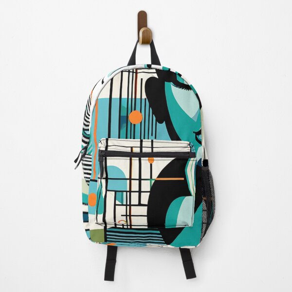 Item preview, Vibrant Portrait of a Woman, Artistic Bauhaus Style designed and sold by LCPcreations.
