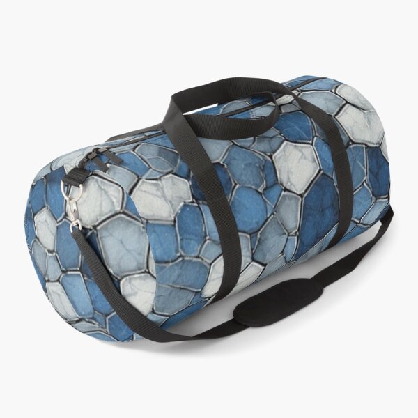 Item preview, Fractured Honeycomb: Blue Cracked Tile Pattern designed and sold by Virtuals1.