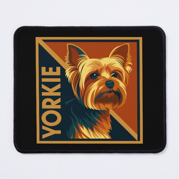 Item preview, Cute Yorkie Retro Portrait designed and sold by AntiqueImages.