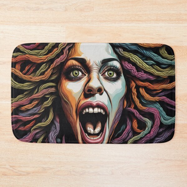 Item preview, Abstract portrait of a Medusa-like woman. designed and sold by LCPcreations.