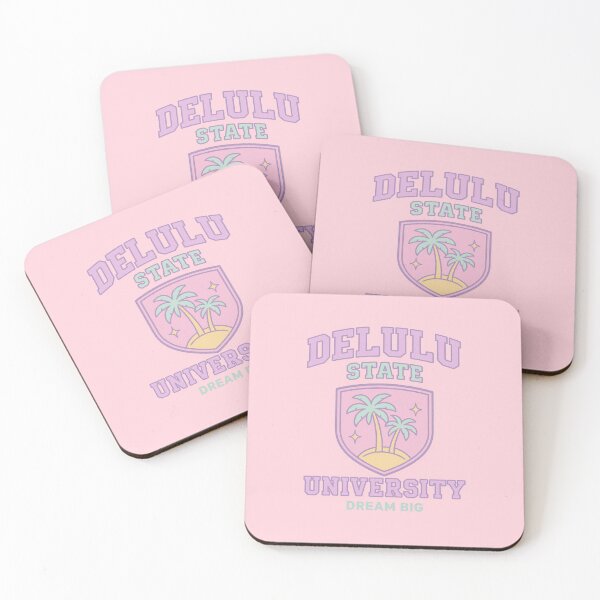 Item preview, Delulu State University Crest – Retro Varsity Aesthetic College  designed and sold by Rest Babe.
