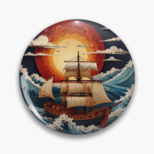 Item preview, Ultra-Detailed Paper Quilling Lighthouse on Rocky Cliffs | Ocean Waves & Full Moon 3D Art designed and sold by ColorSplash123.
