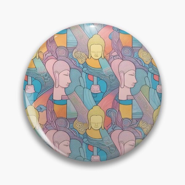 Item preview, Asian Oriental Buddhism Stylized Repeating Pattern Motif designed and sold by Digital-Davinci.